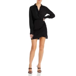 Wholesale ❤️ AQUA Collared Twist 😉 Dress - 100% Exclusive Black 😀 -AQUA Elegant shop unnamed file 1059