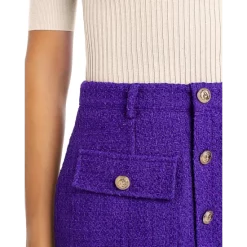 Wholesale ✔️ AQUA Tweed Mini 🥰 Skirt - 100% Exclusive Purple 🎉 -AQUA Elegant shop unnamed file 1065