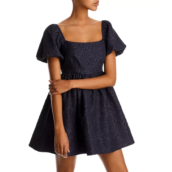 Best deal ๐งจ AQUA Floral Brocade Mini Dress - 100% Exclusive Navy ๐ 1 Best deal ๐งจ AQUA Floral Brocade Mini Dress - 100% Exclusive Navy ๐