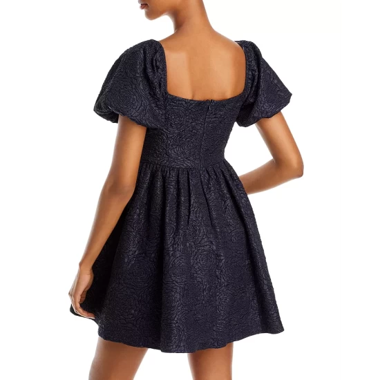 Best deal ๐งจ AQUA Floral Brocade Mini Dress - 100% Exclusive Navy ๐ 3 Best deal ๐งจ AQUA Floral Brocade Mini Dress - 100% Exclusive Navy ๐ - Image 3