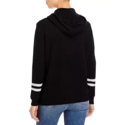 Flash Sale 🥰 AQUA Athletic Stripe Hoodie - 100% Exclusive Medium Gray/neon Pink ❤️ -AQUA Elegant shop unnamed file 1115