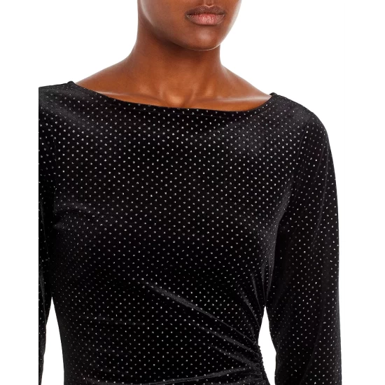 Wholesale โ๏ธ AQUA Velvet Cutout Maxi ๐ Dress - 100% Exclusive Black Velvet โญ 5 Wholesale โ๏ธ AQUA Velvet Cutout Maxi ๐ Dress - 100% Exclusive Black Velvet โญ - Image 5