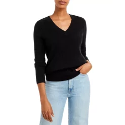 Top 10 🧨 AQUA V-Neck Cashmere Sweater - 100% Exclusive Hyacinth 🥰 -AQUA Elegant shop unnamed file 117