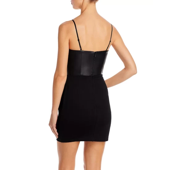 Wholesale ⌛ AQUA Corset Top Mini Dress - 100% Exclusive Black 🔔 3 Wholesale ⌛ AQUA Corset Top Mini Dress - 100% Exclusive Black 🔔 - Image 3