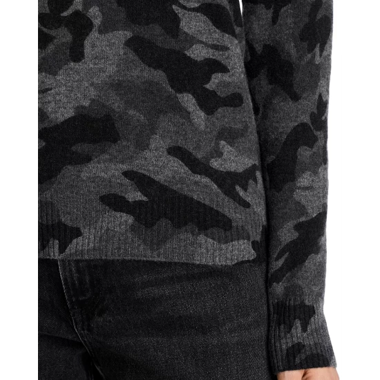 Wholesale ๐ AQUA Camo Crewneck Cashmere Sweater - 100% Exclusive Black Combo โ 7 Wholesale ๐ AQUA Camo Crewneck Cashmere Sweater - 100% Exclusive Black Combo โ - Image 7