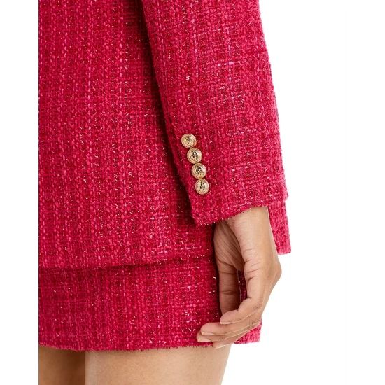 Hot Sale ❤️ AQUA Tweed Double Breasted Blazer - 100% Exclusive Lavender 😍 6 Hot Sale ❤️ AQUA Tweed Double Breasted Blazer - 100% Exclusive Lavender 😍 - Image 6