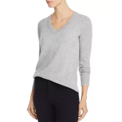 Top 10 🧨 AQUA V-Neck Cashmere Sweater - 100% Exclusive Hyacinth 🥰 -AQUA Elegant shop unnamed file 120