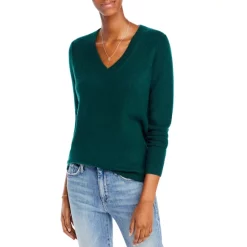 Top 10 🧨 AQUA V-Neck Cashmere Sweater - 100% Exclusive Hyacinth 🥰 -AQUA Elegant shop unnamed file 121