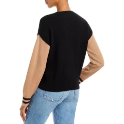 Best Sale 🥰 AQUA Color Block Stripe Cashmere Sweater - 100% Exclusive Black/camel 😀 9 Best Sale 🥰 AQUA Color Block Stripe Cashmere Sweater - 100% Exclusive Black/camel 😀 -AQUA Elegant shop unnamed file 1218