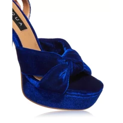 Hot Sale ✨ AQUA Women's Loryv Ankle Strap Platform High Heel Sandals - 100% Exclusive Magenta Velvet 🎁 -AQUA Elegant shop unnamed file 1230