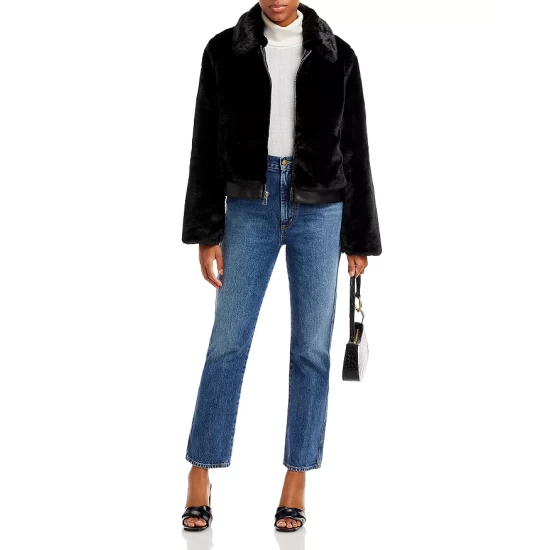 Promo ๐ฅ AQUA Faux Fur Bomber Jacket - 100% Exclusive Black ๐ 2 Promo ๐ฅ AQUA Faux Fur Bomber Jacket - 100% Exclusive Black ๐ - Image 2