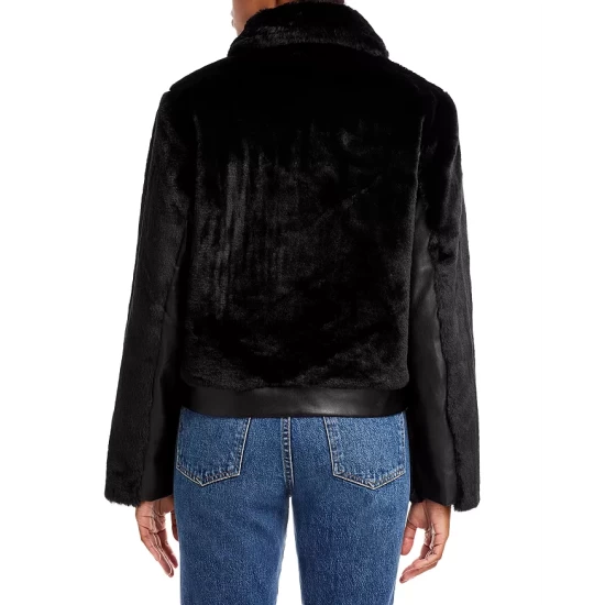 Promo ๐ฅ AQUA Faux Fur Bomber Jacket - 100% Exclusive Black ๐ 3 Promo ๐ฅ AQUA Faux Fur Bomber Jacket - 100% Exclusive Black ๐ - Image 3