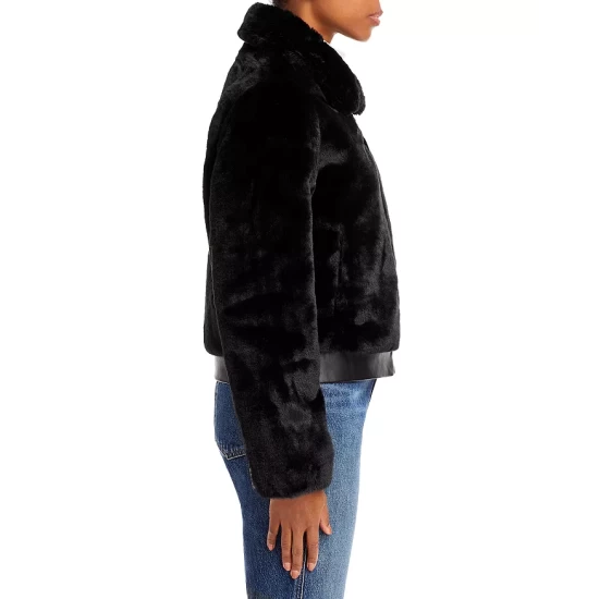 Promo ๐ฅ AQUA Faux Fur Bomber Jacket - 100% Exclusive Black ๐ 4 Promo ๐ฅ AQUA Faux Fur Bomber Jacket - 100% Exclusive Black ๐ - Image 4