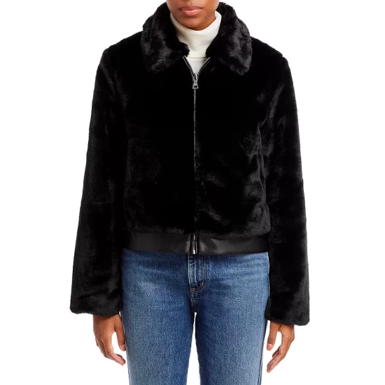 Promo ๐ฅ AQUA Faux Fur Bomber Jacket - 100% Exclusive Black ๐ 5 Promo ๐ฅ AQUA Faux Fur Bomber Jacket - 100% Exclusive Black ๐ - Image 5