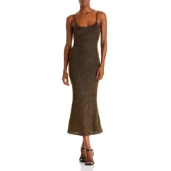 Coupon 🔔 AQUA Jas Metallic Midi Dress - 100% Exclusive 👏