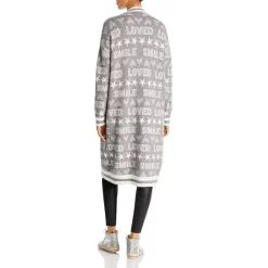 Cheapest 🛒 AQUA Loved Smile Intarsia Duster Cardigan - 100% Exclusive Light Gray 😉 -AQUA Elegant shop unnamed file 1299
