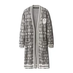 Cheapest 🛒 AQUA Loved Smile Intarsia Duster Cardigan - 100% Exclusive Light Gray 😉 -AQUA Elegant shop unnamed file 1303