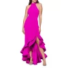 Cheap 🔥 AQUA Racerback Ruffle Hem Gown - 100% Exclusive Fushia ✔️