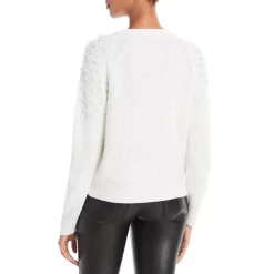 Budget 👏 AQUA Imitation Pearl Shoulder Crewneck Sweater - 100% Exclusive Ivory ⌛ 8 Budget 👏 AQUA Imitation Pearl Shoulder Crewneck Sweater - 100% Exclusive Ivory ⌛ -AQUA Elegant shop unnamed file 1366