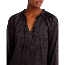 Cheapest 🛒 AQUA Tonal Animal Print Jacquard Top - 100% Exclusive Black 👍 -AQUA Elegant shop unnamed file 1373