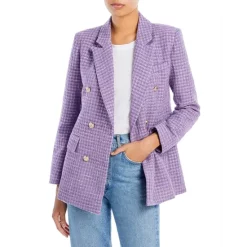 Hot Sale ❤️ AQUA Tweed Double Breasted Blazer - 100% Exclusive Lavender 😍 15 Hot Sale ❤️ AQUA Tweed Double Breasted Blazer - 100% Exclusive Lavender 😍 -AQUA Elegant shop unnamed file 14