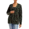 Buy 🔥 AQUA Oversized Camo Cashmere Cardigan - 100% Exclusive Camo Green ⌛
