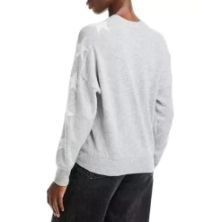 Best deal 😉 AQUA Star Print Sweater - 100% Exclusive Light Gray/ivory 🥰 -AQUA Elegant shop unnamed file 1441