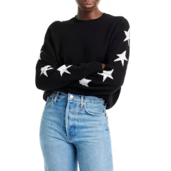 Best deal 😉 AQUA Star Print Sweater - 100% Exclusive Light Gray/ivory 🥰 -AQUA Elegant shop unnamed file 1445