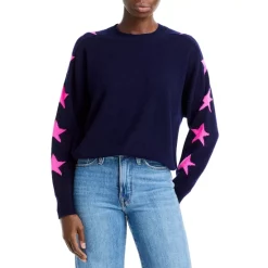 Best deal 😉 AQUA Star Print Sweater - 100% Exclusive Light Gray/ivory 🥰 -AQUA Elegant shop unnamed file 1446