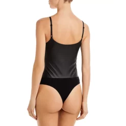 Buy ❤️ AQUA Faux Leather Bodysuit - 100% Exclusive Black 🎉 -AQUA Elegant shop unnamed file 1461