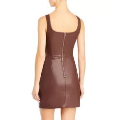 Hot Sale ⌛ AQUA Faux Leather Mini Dress - 100% Exclusive Brown ❤️ 9 Hot Sale ⌛ AQUA Faux Leather Mini Dress - 100% Exclusive Brown ❤️ -AQUA Elegant shop unnamed file 1478