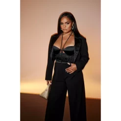 Hot Sale 👏 AQUA Halter Bustier Top - 100% Exclusive Black ⭐ -AQUA Elegant shop unnamed file 1493