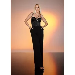 Hot Sale 👏 AQUA Halter Bustier Top - 100% Exclusive Black ⭐ -AQUA Elegant shop unnamed file 1497