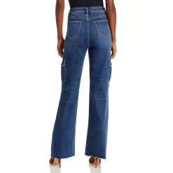 Cheap ⌛ AQUA High Rise Cargo ❤️ Jeans In Dark Wash - 100% Exclusive ⌛ -AQUA Elegant shop unnamed file 150