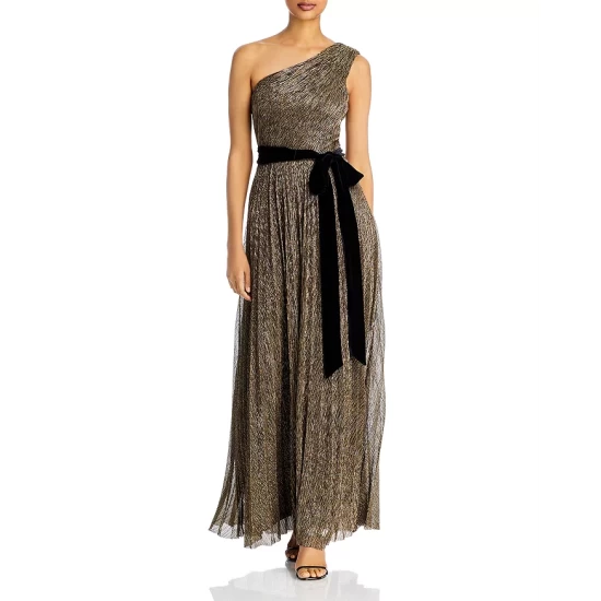 Promo 🛒 AQUA One Shoulder Metallic Gown - 100% Exclusive Black/gold 👍 3 Promo 🛒 AQUA One Shoulder Metallic Gown - 100% Exclusive Black/gold 👍 - Image 3