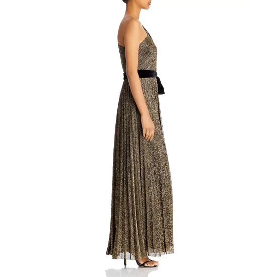 Promo 🛒 AQUA One Shoulder Metallic Gown - 100% Exclusive Black/gold 👍 4 Promo 🛒 AQUA One Shoulder Metallic Gown - 100% Exclusive Black/gold 👍 - Image 4