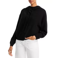 Flash Sale 🎁 AQUA Drop Shoulder Cashmere Hoodie - 100% Exclusive Light Gray 💯