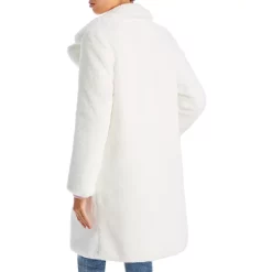 Coupon 🌟 AQUA Faux-Fur Coat With Wide Lapels- 100% Exclusive Ivory 🌟 -AQUA Elegant shop unnamed file 1532