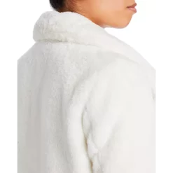 Coupon 🌟 AQUA Faux-Fur Coat With Wide Lapels- 100% Exclusive Ivory 🌟 -AQUA Elegant shop unnamed file 1536
