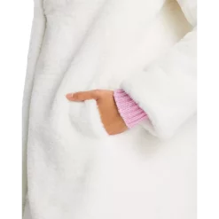 Coupon 🌟 AQUA Faux-Fur Coat With Wide Lapels- 100% Exclusive Ivory 🌟 -AQUA Elegant shop unnamed file 1537