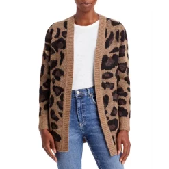 Budget ✨ AQUA Animal Print Open Cardigan - 100% Exclusive Bark 😉