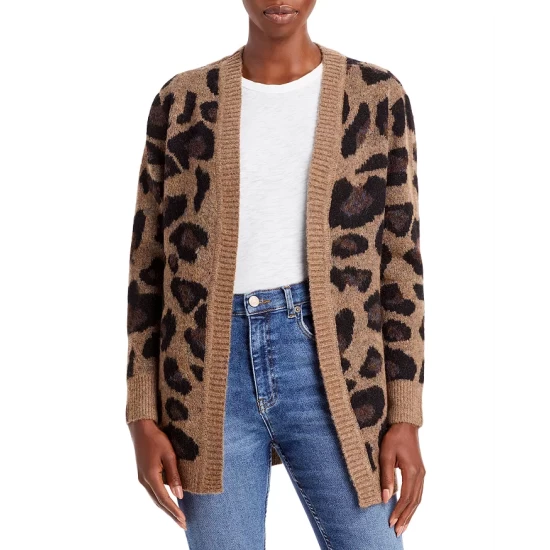 Budget โจ AQUA Animal Print Open Cardigan - 100% Exclusive Bark ๐ 1 Budget โจ AQUA Animal Print Open Cardigan - 100% Exclusive Bark ๐