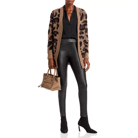 Budget โจ AQUA Animal Print Open Cardigan - 100% Exclusive Bark ๐ 2 Budget โจ AQUA Animal Print Open Cardigan - 100% Exclusive Bark ๐ - Image 2