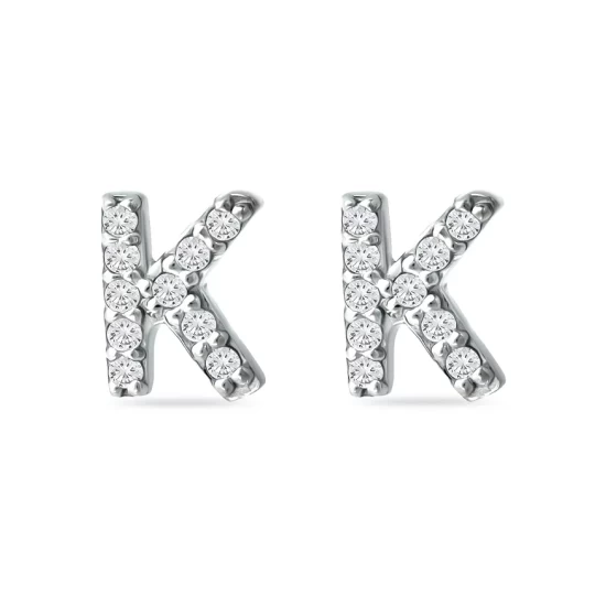 Flash Sale ๐ AQUA Pavรฉ Initial Stud Earrings In Sterling Silver - 100% Exclusive ๐ 7 Flash Sale ๐ AQUA Pavรฉ Initial Stud Earrings In Sterling Silver - 100% Exclusive ๐ - Image 7