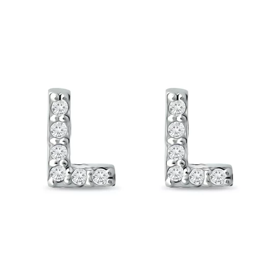 Flash Sale ๐ AQUA Pavรฉ Initial Stud Earrings In Sterling Silver - 100% Exclusive ๐ 8 Flash Sale ๐ AQUA Pavรฉ Initial Stud Earrings In Sterling Silver - 100% Exclusive ๐ - Image 8