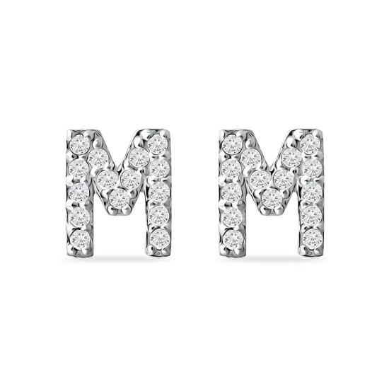 Flash Sale ๐ AQUA Pavรฉ Initial Stud Earrings In Sterling Silver - 100% Exclusive ๐ 9 Flash Sale ๐ AQUA Pavรฉ Initial Stud Earrings In Sterling Silver - 100% Exclusive ๐ - Image 9