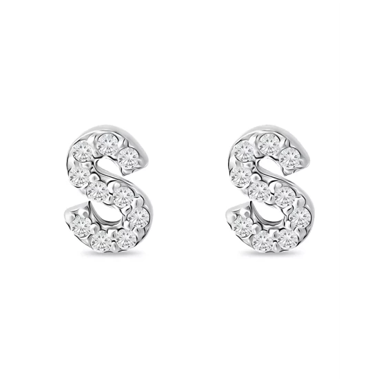 Flash Sale ๐ AQUA Pavรฉ Initial Stud Earrings In Sterling Silver - 100% Exclusive ๐ 11 Flash Sale ๐ AQUA Pavรฉ Initial Stud Earrings In Sterling Silver - 100% Exclusive ๐ - Image 11