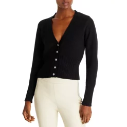 Coupon 😉 AQUA Rhinestone Button Cardigan Sweater - 100% Exclusive Black 🛒