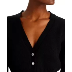 Coupon 😉 AQUA Rhinestone Button Cardigan Sweater - 100% Exclusive Black 🛒 -AQUA Elegant shop unnamed file 1615