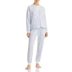 Brand new ⭐ AQUA Printed Thermal Long Pajama Set - 100% Exclusive Ivory 🔥